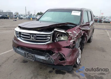 2012 Honda Pilot Ex-L from USA, damaged, VIN 5FNYF4H57CB029414